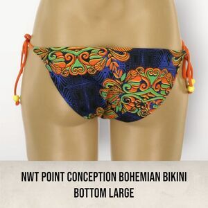 NWT POINT CONCEPTION Ethnic PRINT  BIKINI BOTTOM SIZE LARGE